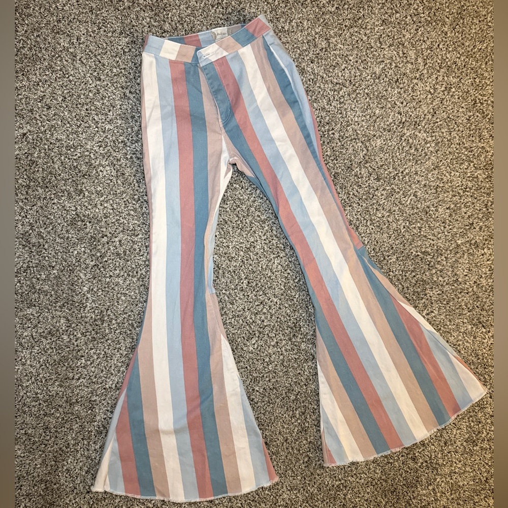 Altar'd State Multicolor Striped Pants